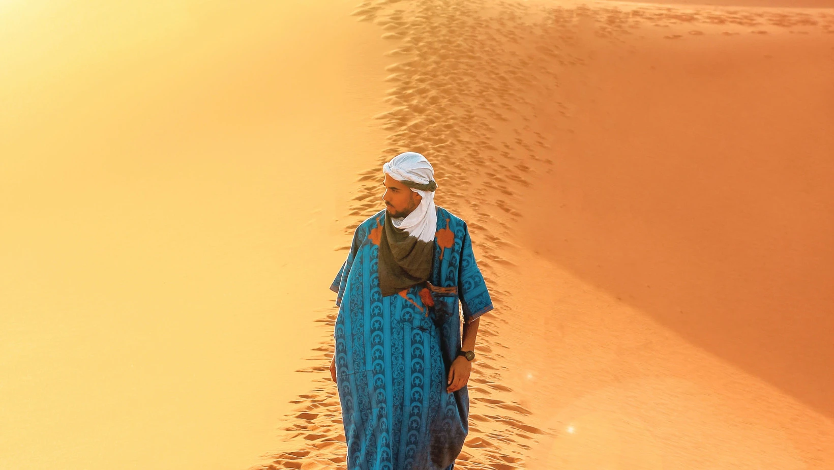 Oasis paisible au cœur du Sahara